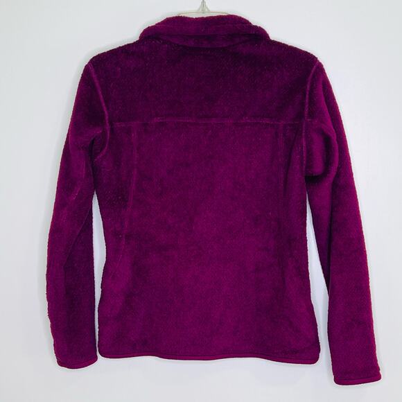 Patagonia Re-Tool Snap-T Fleece Pullover Women’s Small Purple Magenta Polartec - Picture 2 of 7